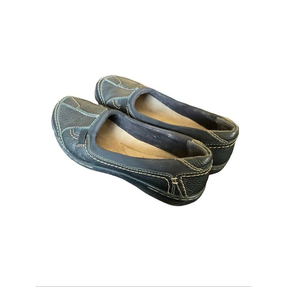 Clark's Womens Black Soft Cushion Evianna Fig Slip On Loafer Flats Size 7.5 - Picture 8 of 13